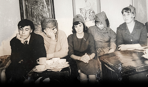 Kuvat 13. Pikkujoulut Sunkun luona 1959. Kuvat Erkki Heinosen arkisto.